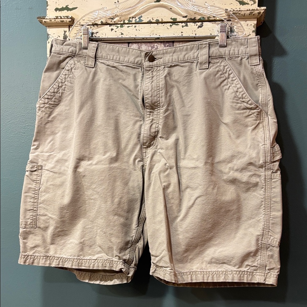 Carhartt Men's Beige Cargo Shorts